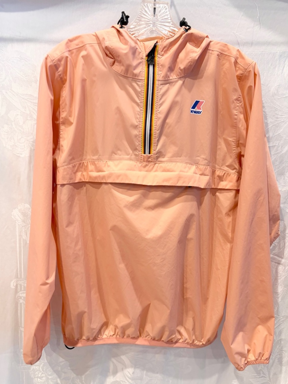 K-Way Le Vrai 3.0 Windbreaker Jacket x Sant Ambroeus Cafe Collab Size S $148